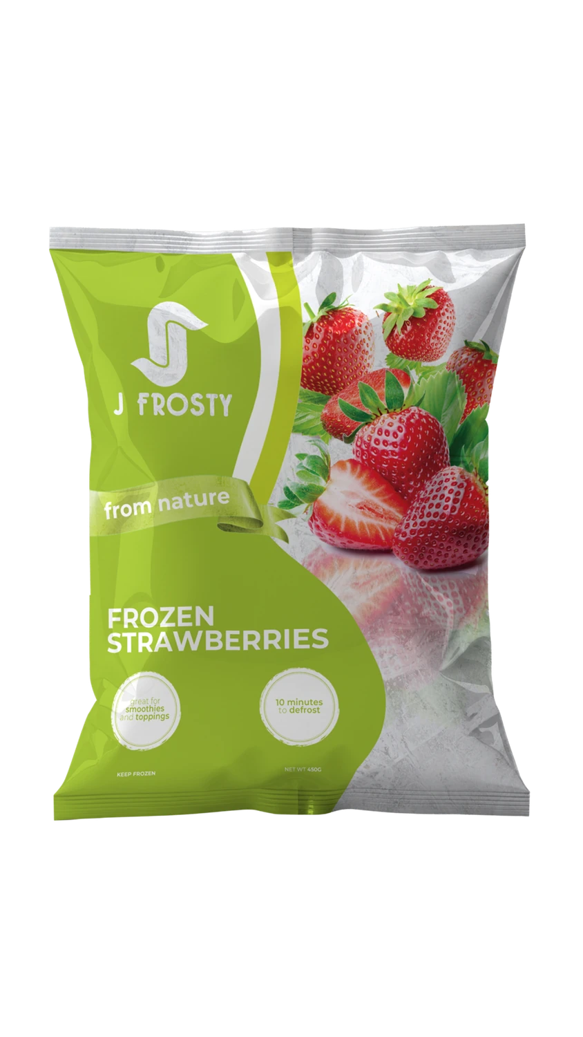 Frozen strawberries
